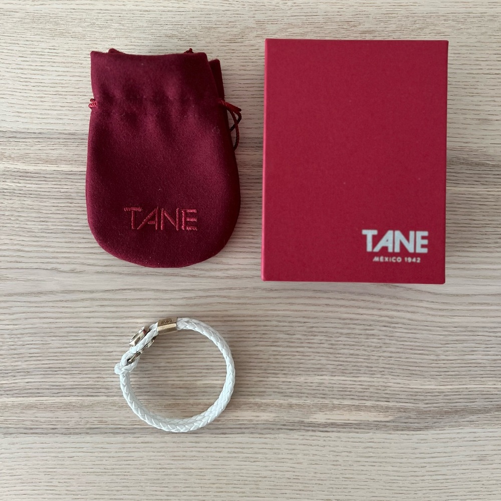 🏎️ Tane Racing Formula 1 White Bracelet